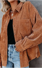 Load image into Gallery viewer, CORDUROY SHIRTS JACKET- 2 Colors
