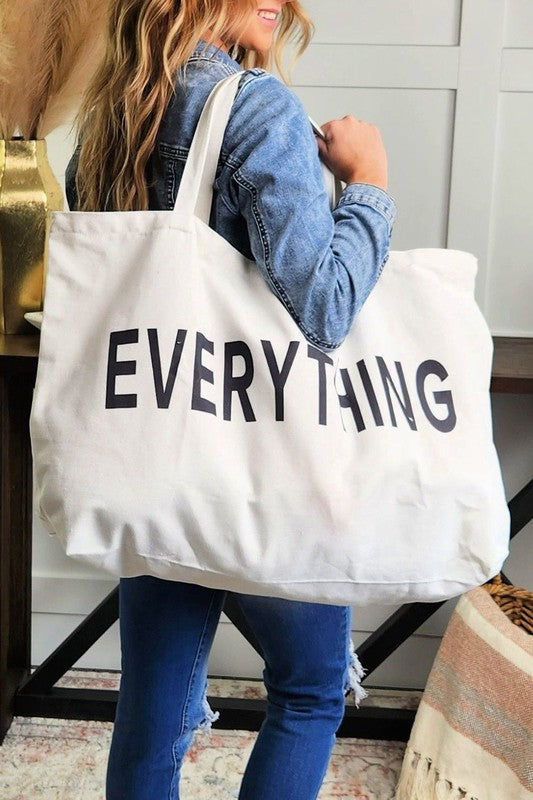 Everything Canvas Tote Bag