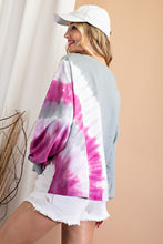 Load image into Gallery viewer, Boxy Tie-Dye Cropped Top
