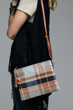 Load image into Gallery viewer, Plaid Crossbody Purse
