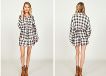 Load image into Gallery viewer, Bouncy Plaid Rayon Dress
