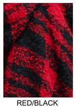 Load image into Gallery viewer, Buffalo Plaid Hooded Shawl
